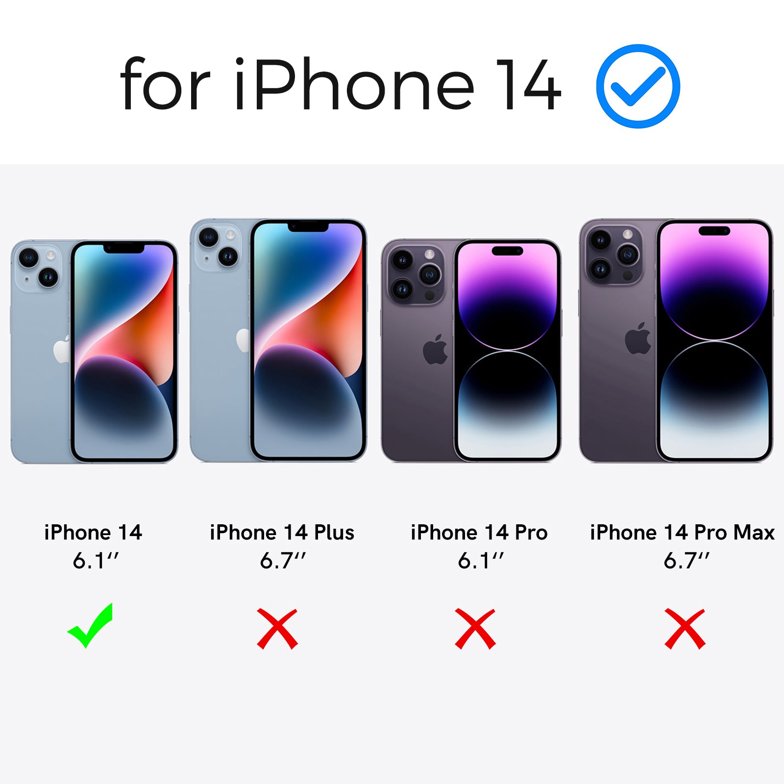 AHASTYLE PC06 pro iPhone 14 Pouzdro proti poškrábání HD průhledné PC TPU pouzdro kompatibilní s krytem telefonu MagSafe AHASTYLE PC06 pro iPhone 14 Pouzdro proti poškrábání HD průhledné PC TPU pouzdro kompatibilní s krytem telefonu MagSafe